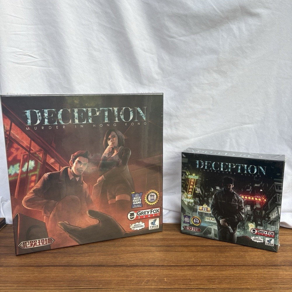 Deception Murder in Hong Kong + Undercover Allies Expansion New Sealed